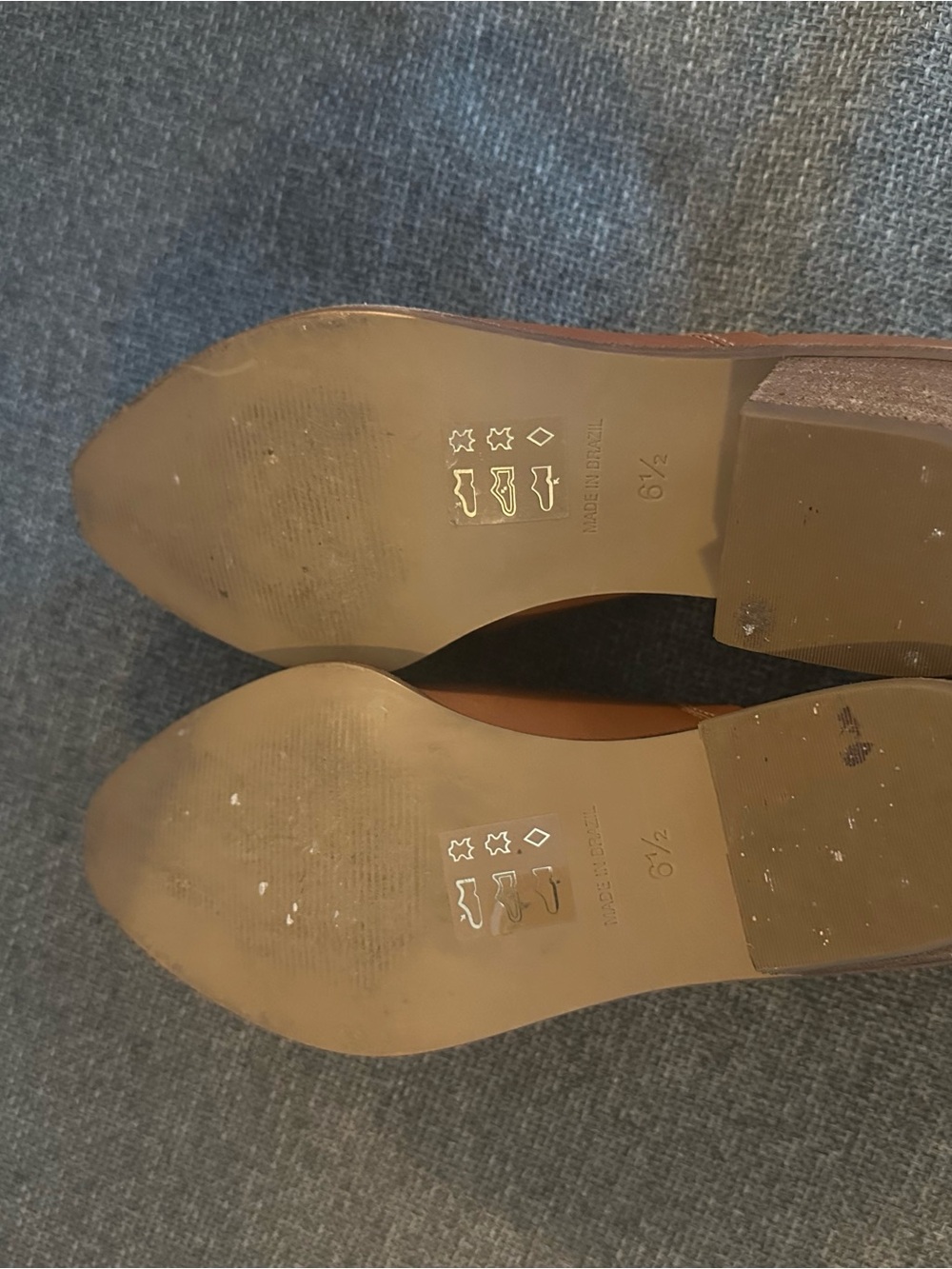Women's Madewell Brady Low Cut Boot Western Block Heel Slip-On Shoes - Picture 4 of 5